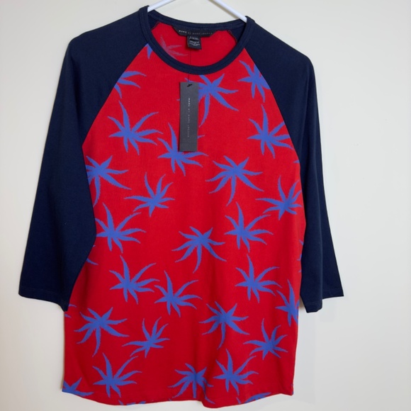 Marc by Marc Jacobs Three-Quarter Length Sleeve T-Shirt Size XS/TP - Picture 1 of 7